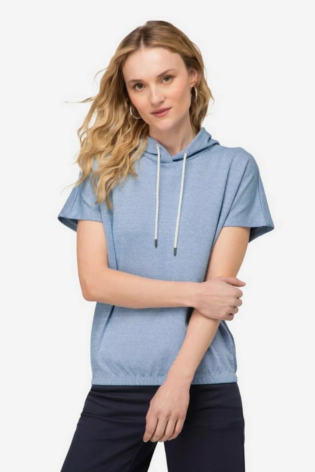 Laurasøn Sweatshirt Hoodie oversized Kapuze elastischer Saum günstig online kaufen