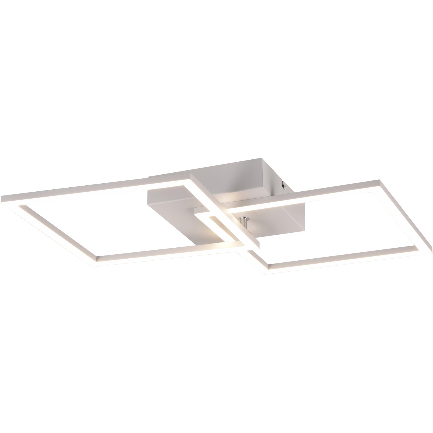 Reality LED Deckenleuchte Trail Weiß matt 7 x 44,6 x 39,6 cm günstig online kaufen