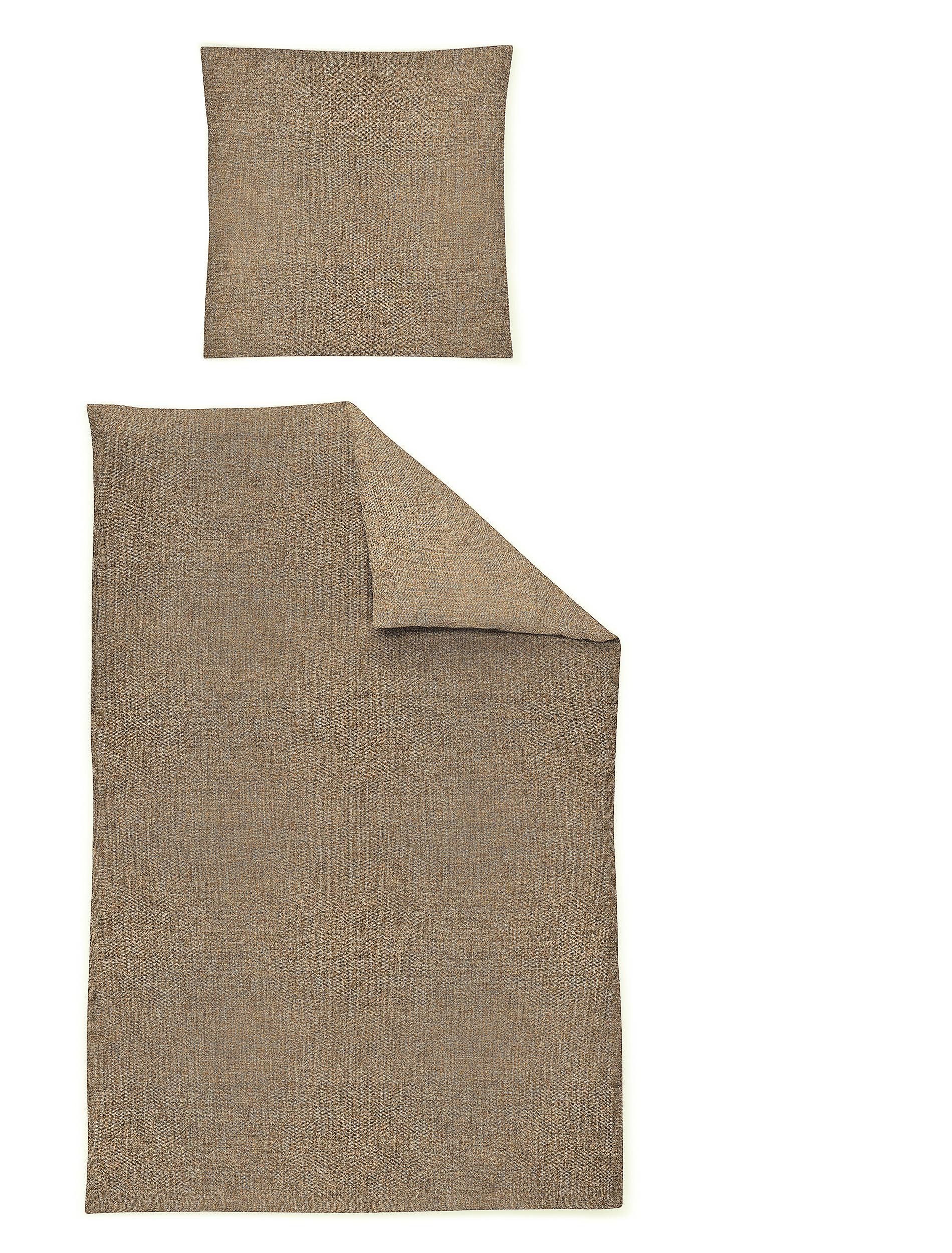 Irisette Bettwäsche Mink 8835, Biber, 2 günstig online kaufen