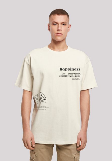 F4NT4STIC T-Shirt "happiness OVERSIZE TEE", Print günstig online kaufen