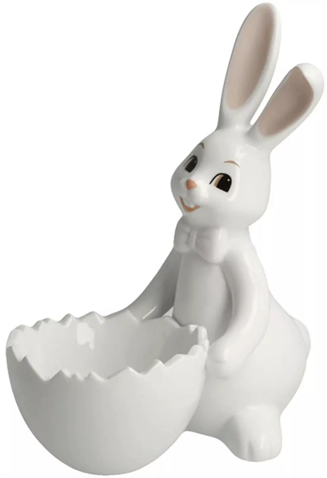 Goebel Osterhase "Figur Hase mit Schale Snow White - Sweet Boy", Osterfigur günstig online kaufen