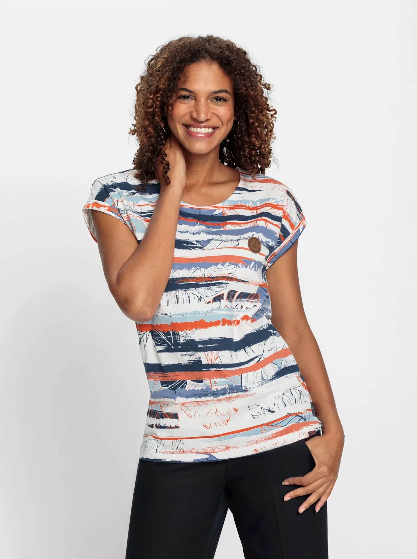 Casual Looks Print-Shirt "Print-Shirt", (1 tlg.) günstig online kaufen