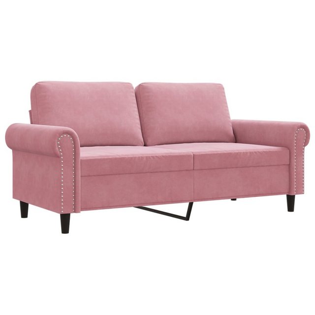 vidaXL Sofa 2-Sitzer-Sofa Rosa 140 cm Samt günstig online kaufen