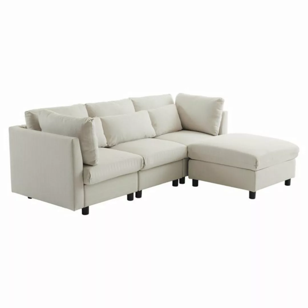 JOIVI Sofa Modernes Design, Polstermöbel, Wohnzimmersofa, Ecksofa, mit Fußh günstig online kaufen