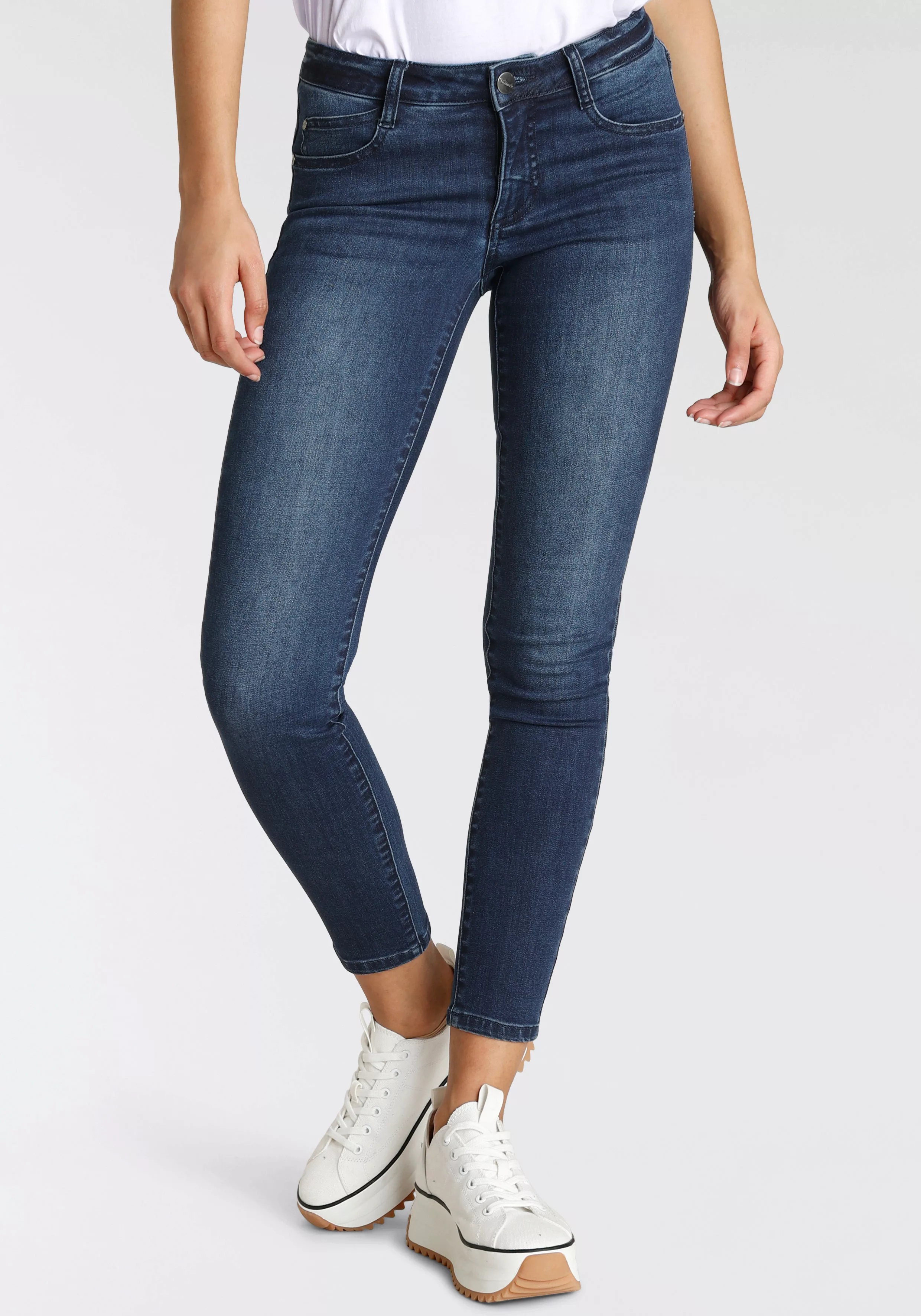 Tamaris Skinny-fit-Jeans in Low Rise günstig online kaufen