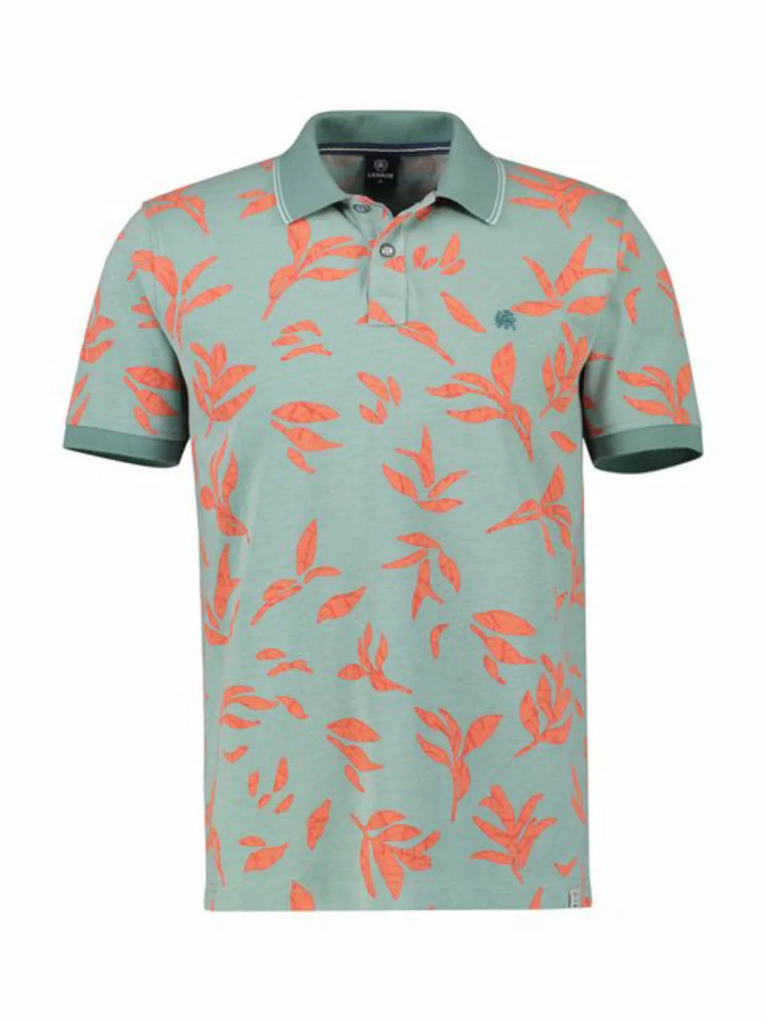 LERROS Poloshirt "LERROS Poloshirt mit floralem Druck" günstig online kaufen