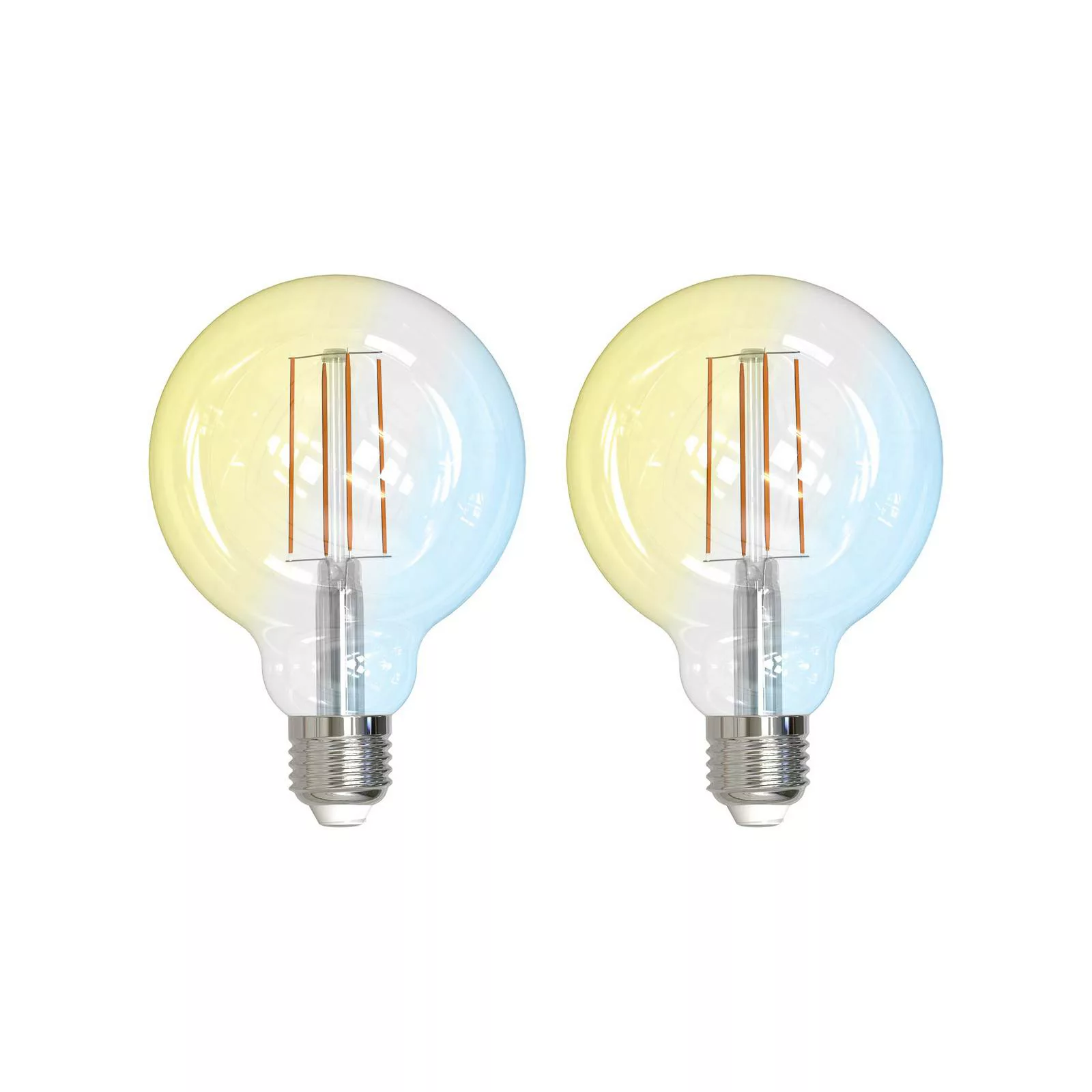 LUUMR Smart LED-Globelampe E27 G95 7W ZigBee Tuya klar 2er günstig online kaufen