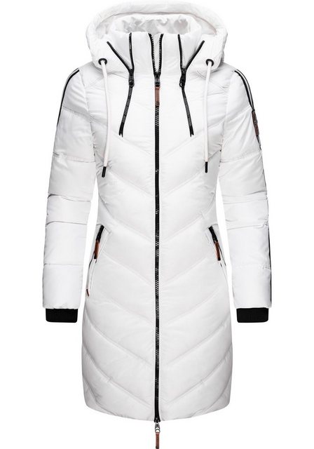 Marikoo Wintermantel "Armasa", modischer Damen Winter Steppmantel mit Kapuz günstig online kaufen