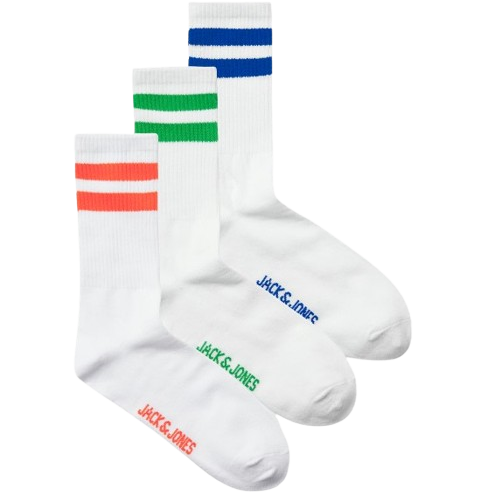 Jack & Jones 3-er Set Socken Weiß günstig online kaufen