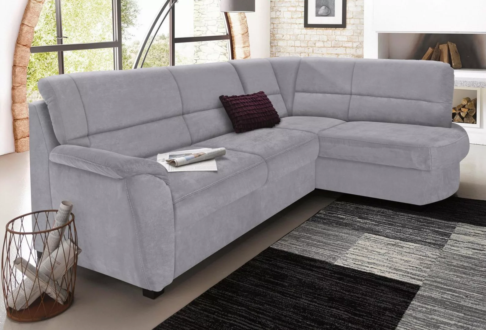 sit&more Ecksofa Pandora L-Form, wahlweise mit Bettfunktion und Bettkasten günstig online kaufen