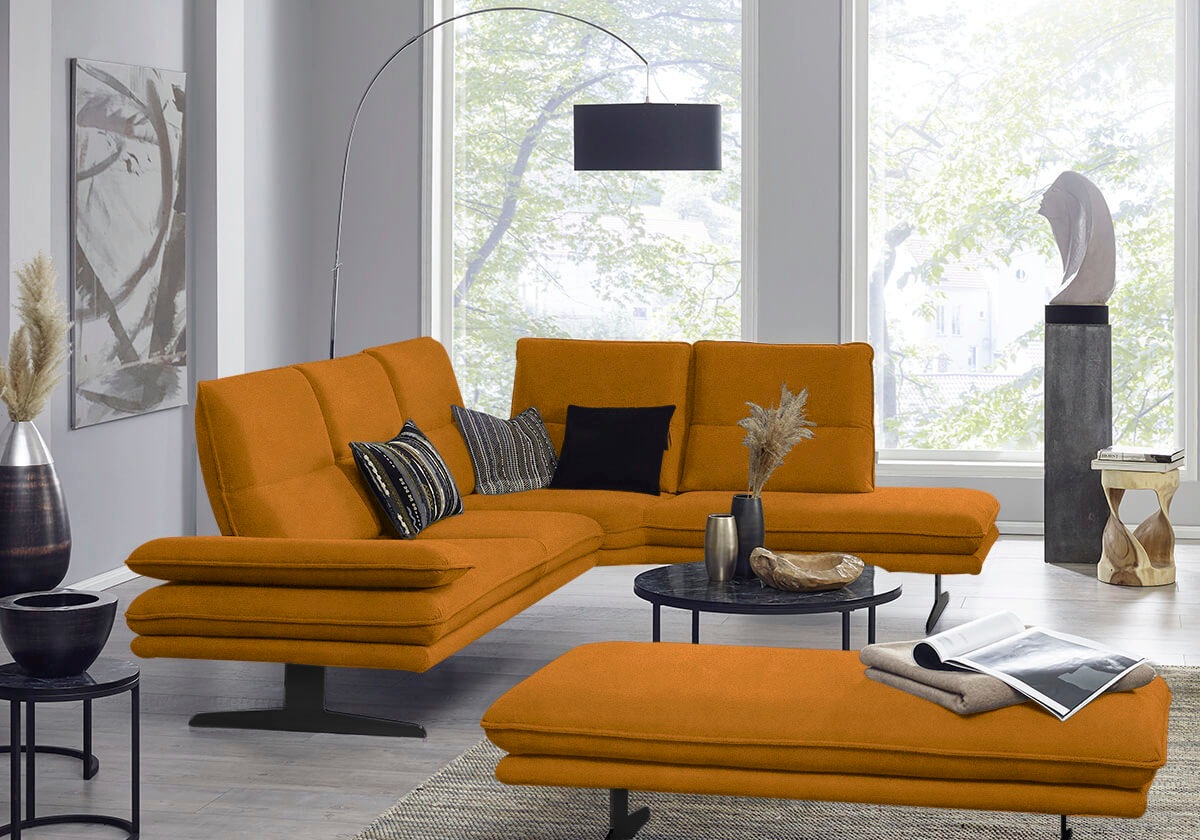 W.SCHILLIG Ecksofa "broadway, Designsofa, mit tollem Sitzkomfort, L-Form", günstig online kaufen