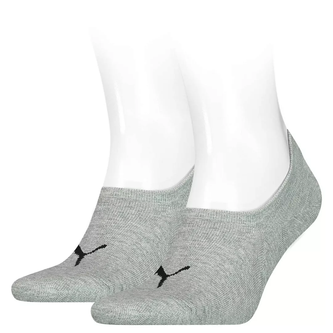 Puma Footie High Socken 2 Paare EU 43-46 Middle Grey Melange günstig online kaufen