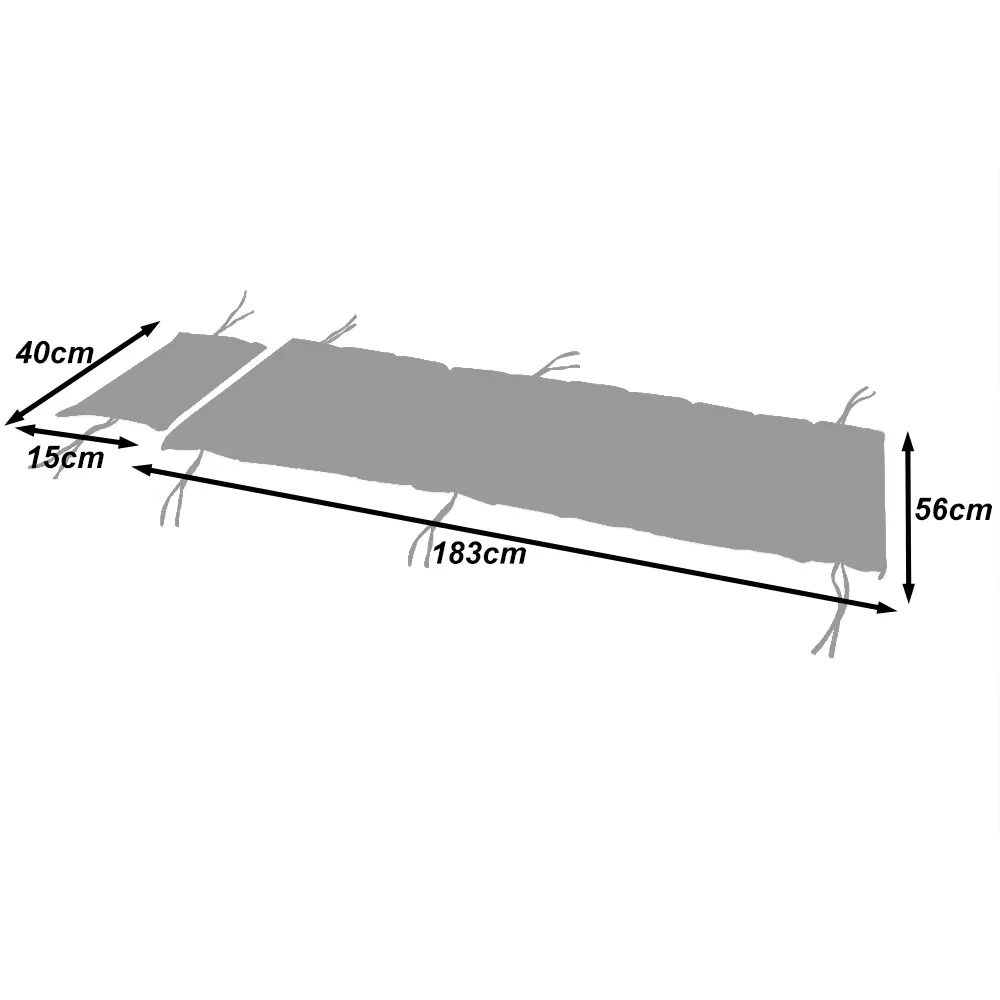 Auflage Sonnenliege Creme 183x56x7cm günstig online kaufen