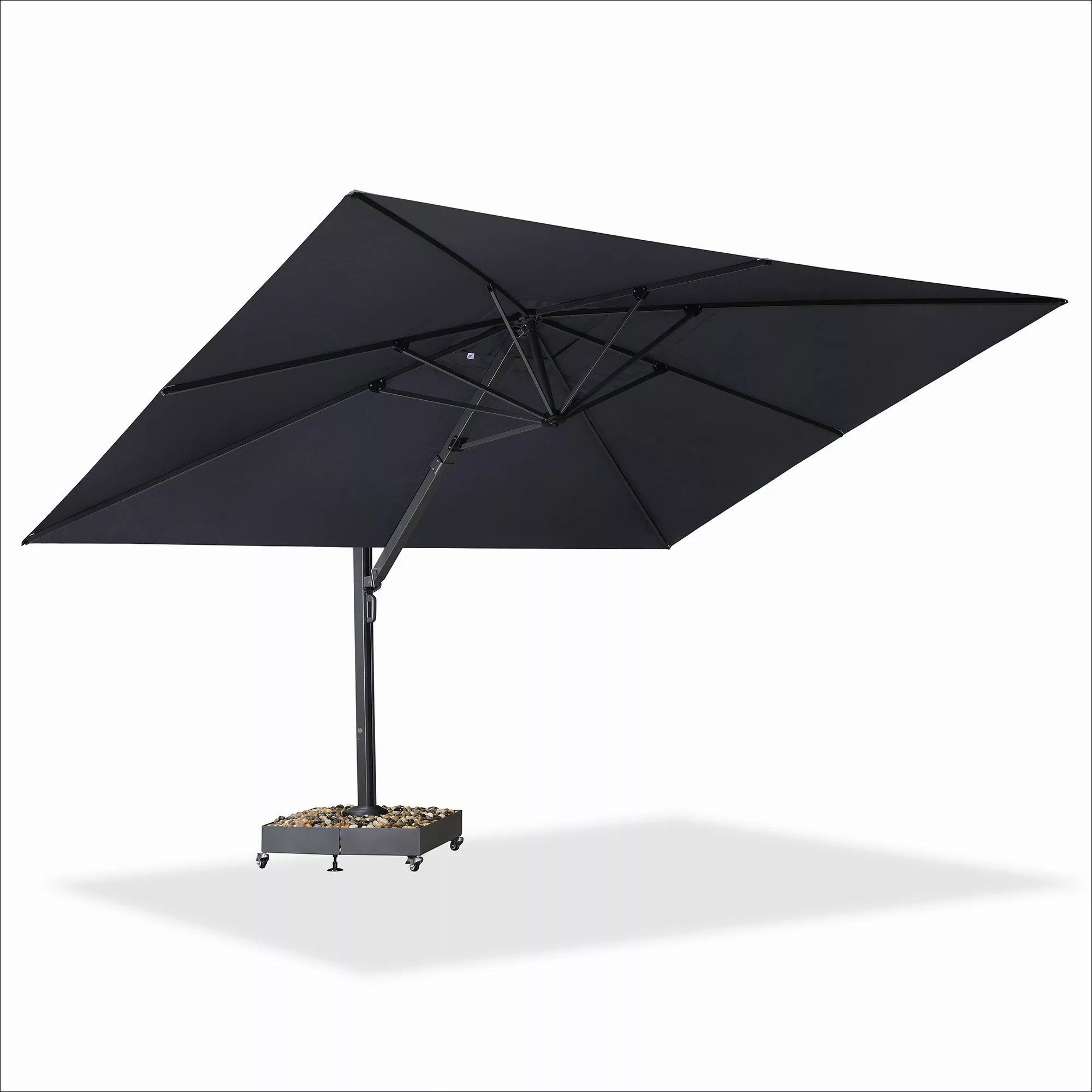 PURPLE LEAF Ampelschirm Rechteckiger Aluminium Terrassenschirm,Groß günstig online kaufen
