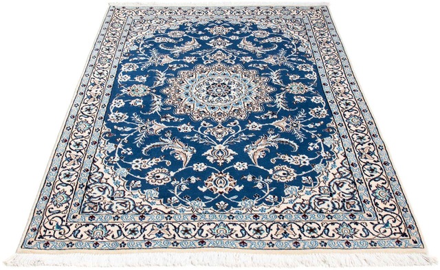 morgenland Orientteppich »Perser - Nain - Royal - 172 x 115 cm - blau«, rec günstig online kaufen