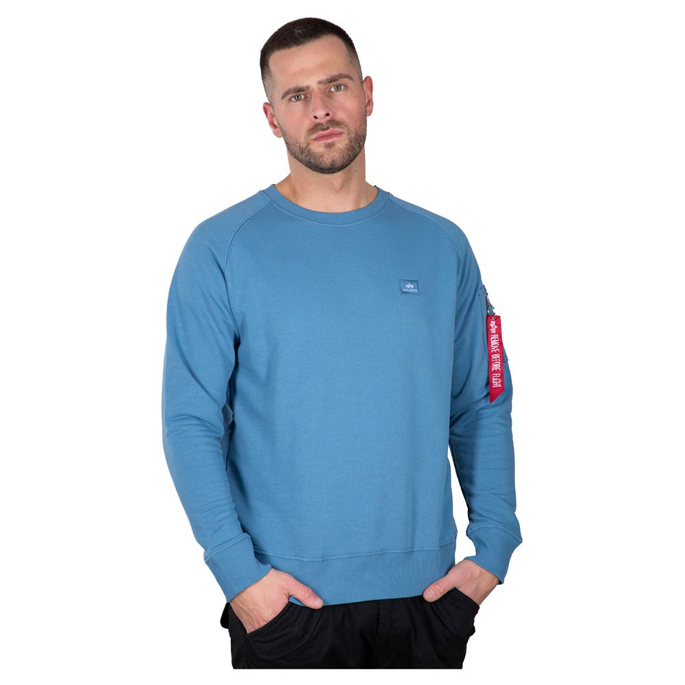 Alpha Industries X-fit Sweatshirt 4XL Airforce Blue günstig online kaufen