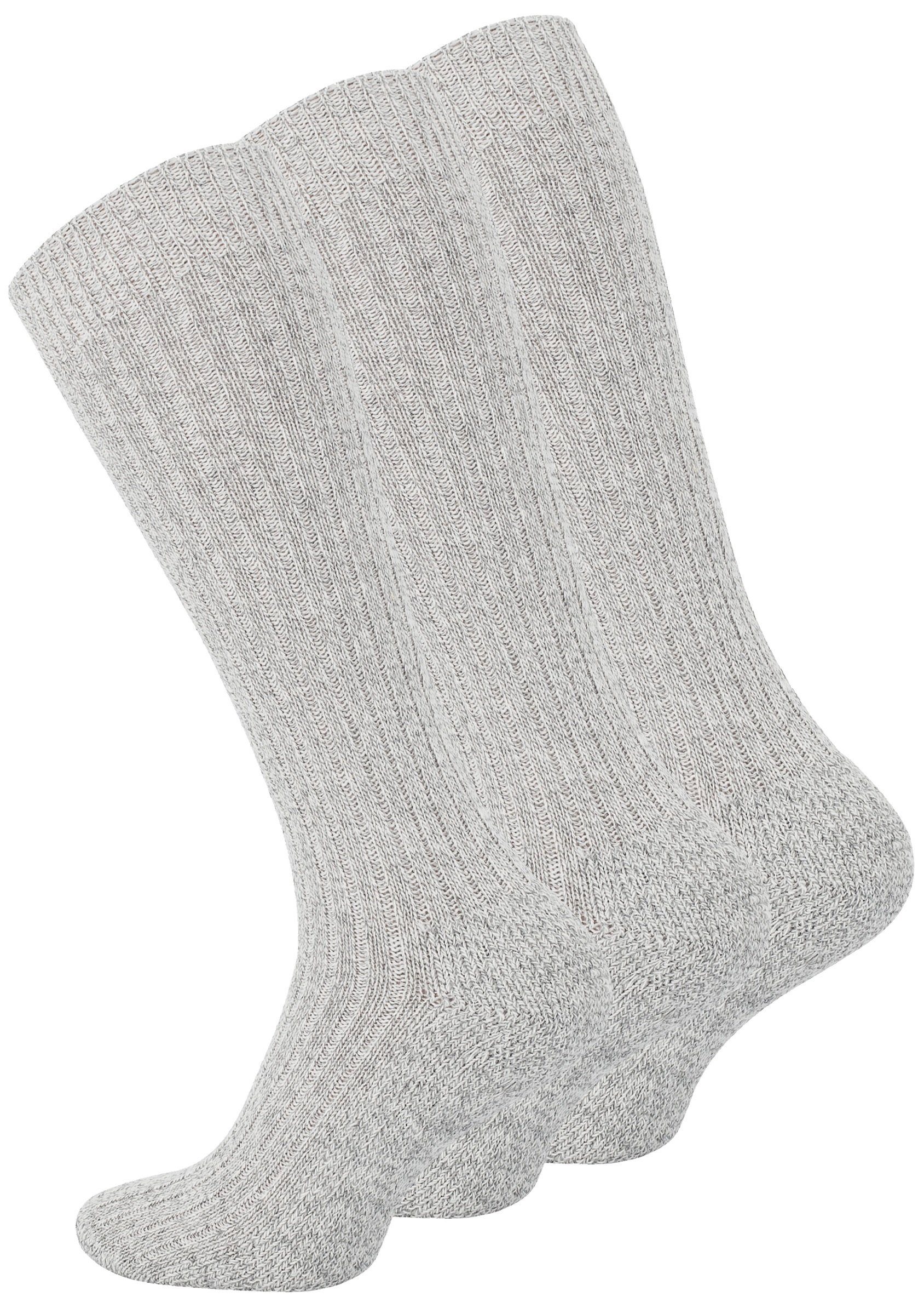 Cotton Prime® Kniestrümpfe (3-Paar) mit Wollanteil günstig online kaufen