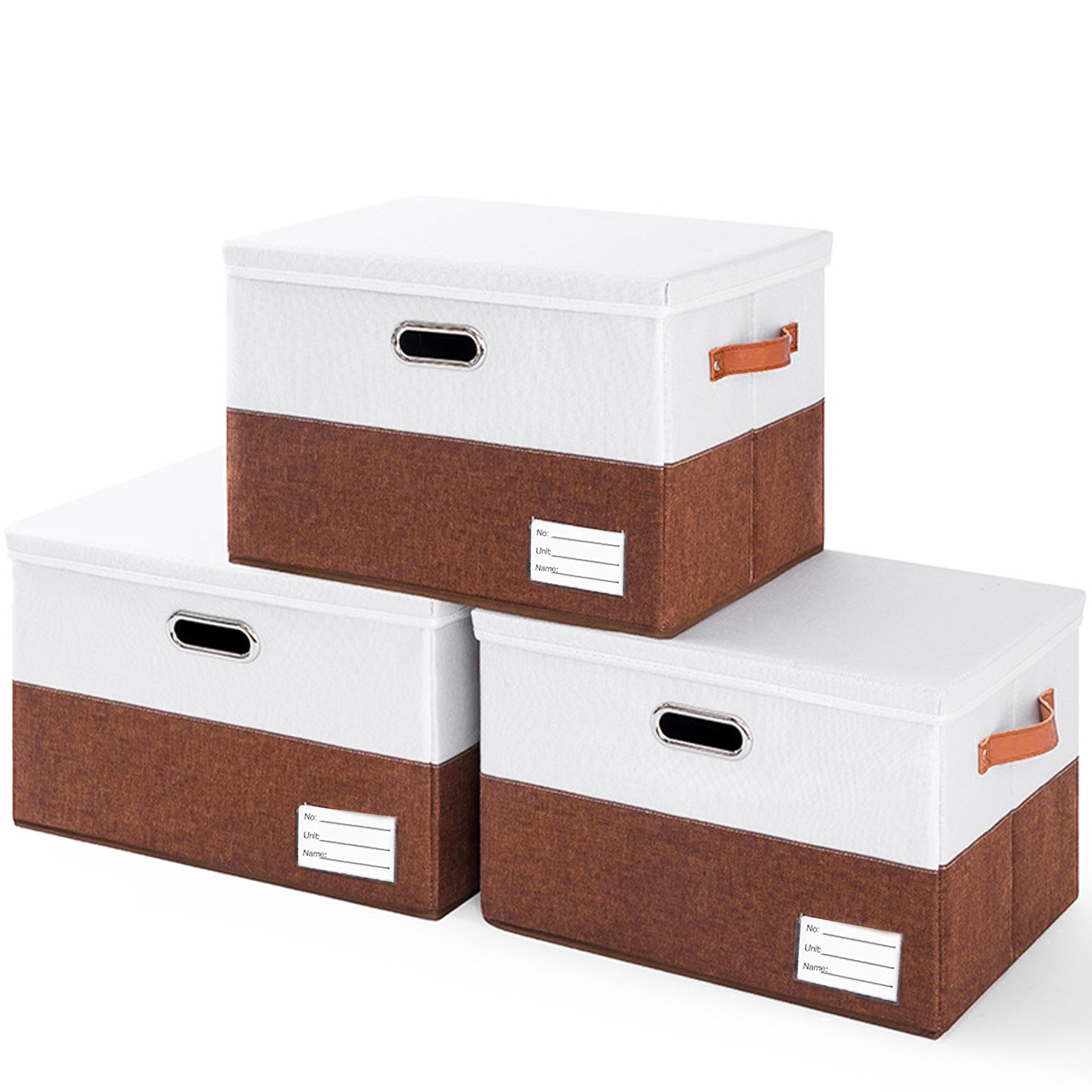 OYLCDI Aufbewahrungsbox 3-Stück Set 40L Aufbewahrungskorb günstig online kaufen