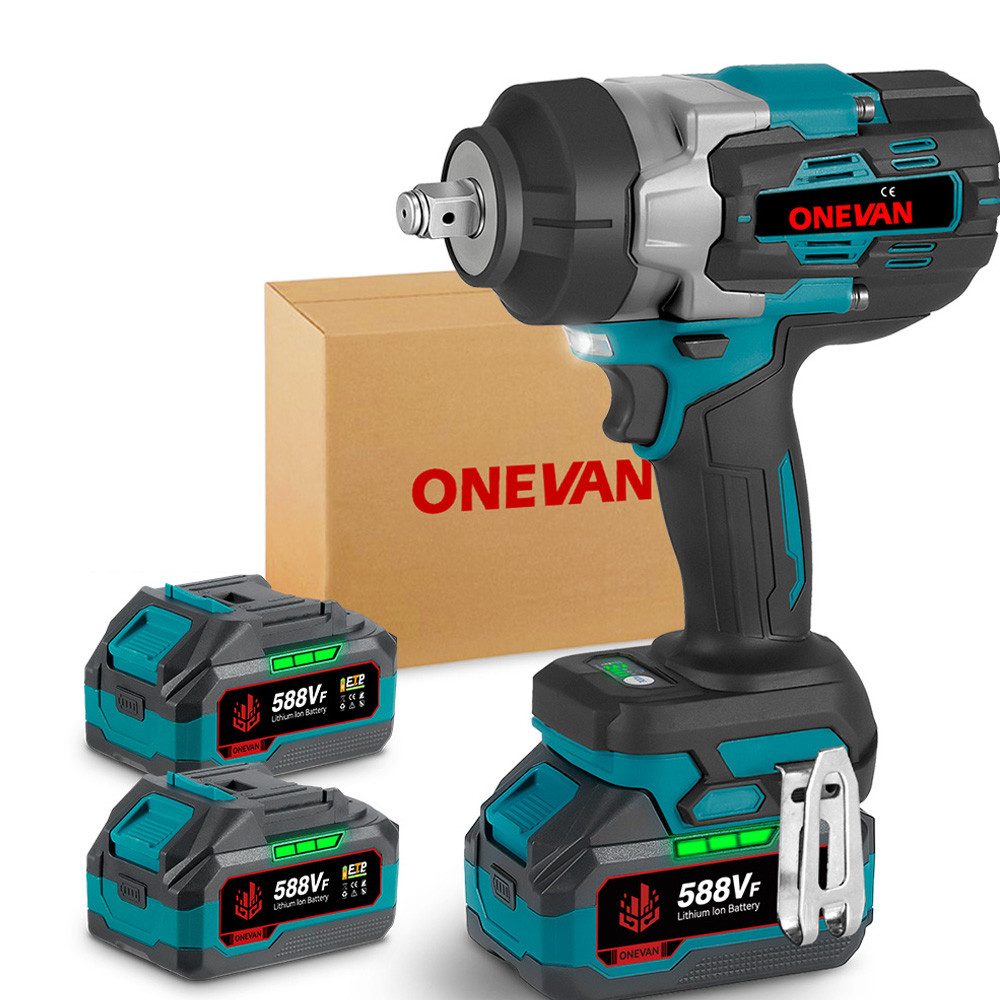 ONEVAN Akku-Schlagschrauber 2800Nm Bürstenloser 1/2 Zoll günstig online kaufen