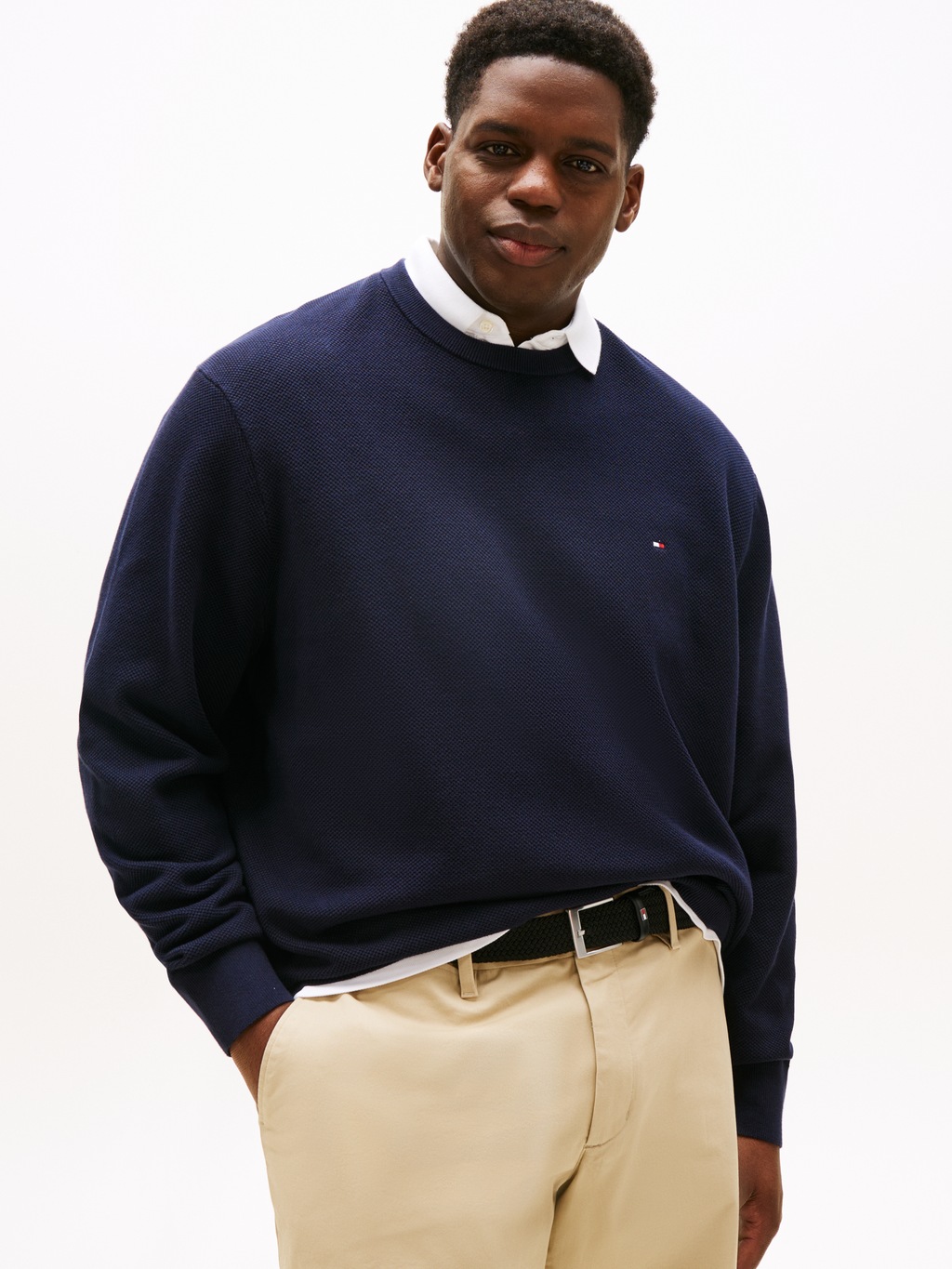 Tommy Hilfiger Big & Tall Rundhalspullover "BT-ESSENTIAL STRUCTURE CREW NEC günstig online kaufen