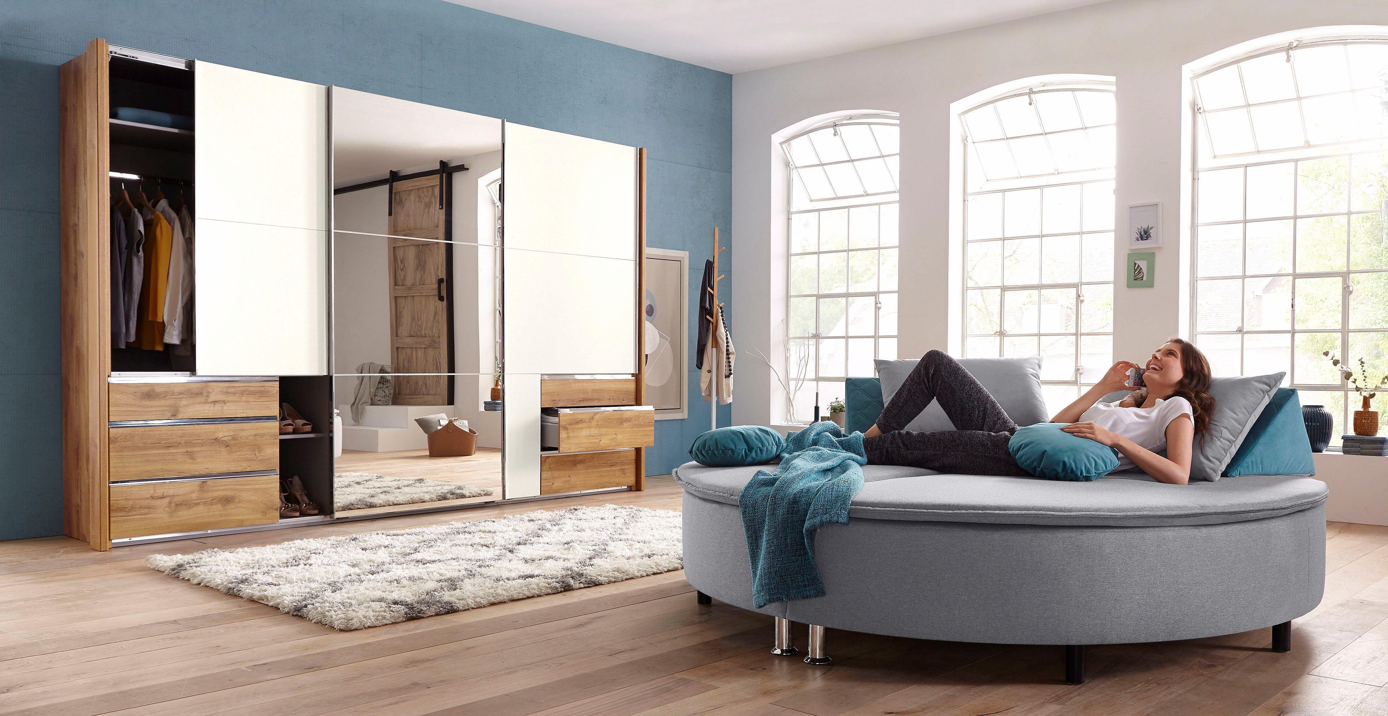 Wimex Schwebetürenschrank "Level by fresh to go", mit Glastüren und Synchro günstig online kaufen