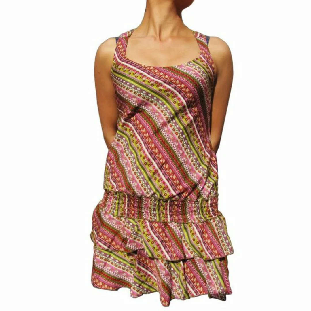 PANASIAM Tunikakleid Sommerkleid in verschiedenen Designs farbenfrohe Tunik günstig online kaufen