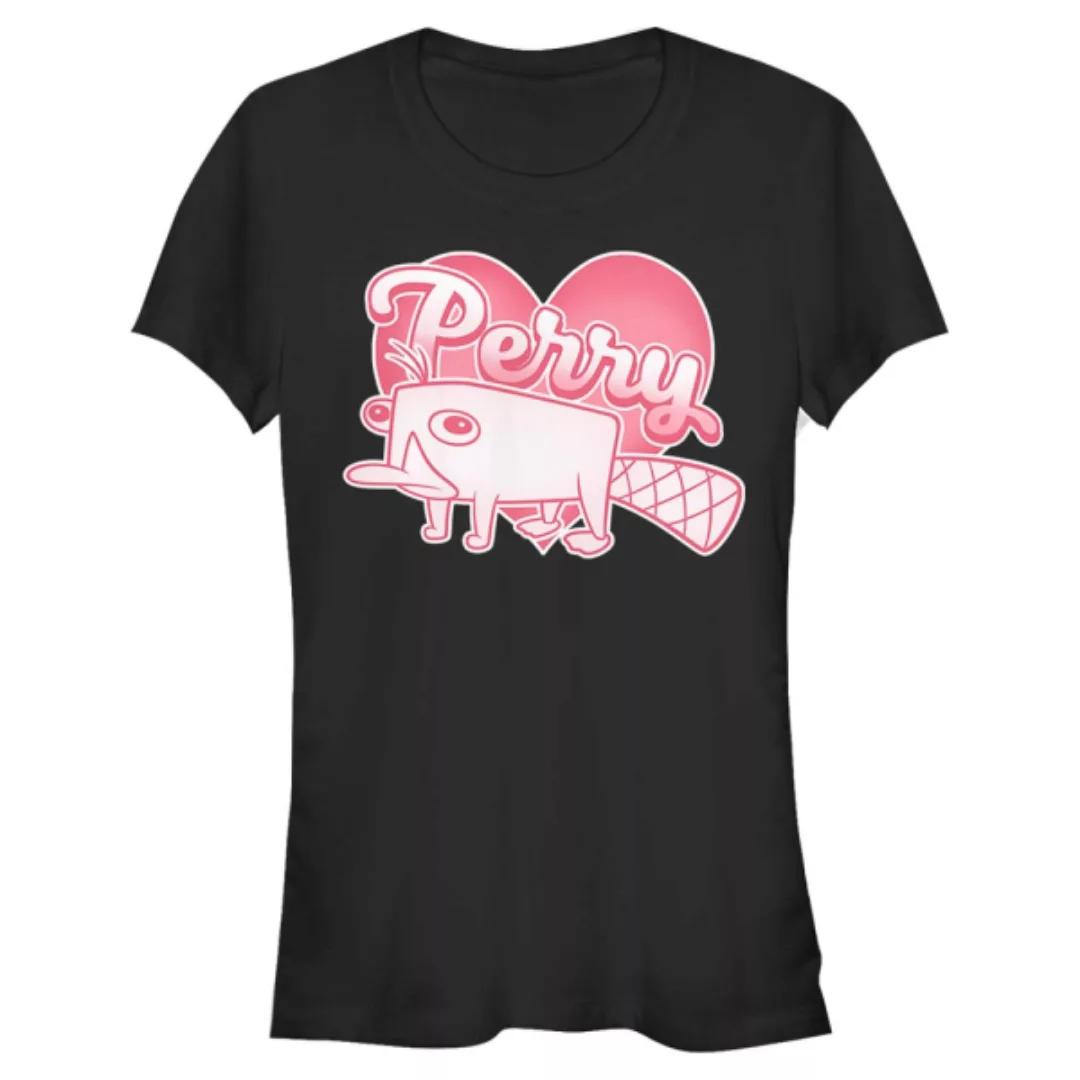 Disney Classics - Phineas und Ferb - Perry Platypus Love - Frauen T-Shirt günstig online kaufen