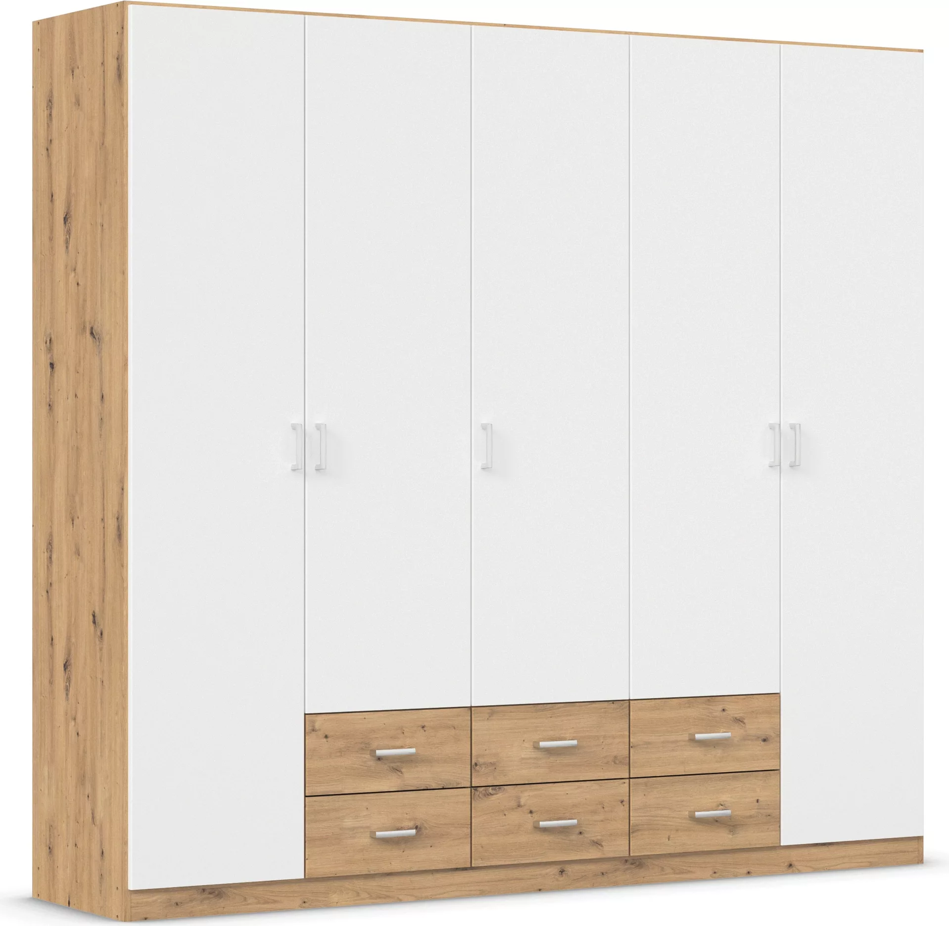 rauch Drehtürenschrank "Gamma", in schlichtem Design mit Schubkästen, in 3 günstig online kaufen