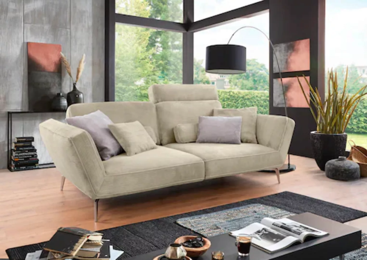 set one by Musterring Big-Sofa »SO 4500«, Füße in zwei Farben, wahlweise mi günstig online kaufen