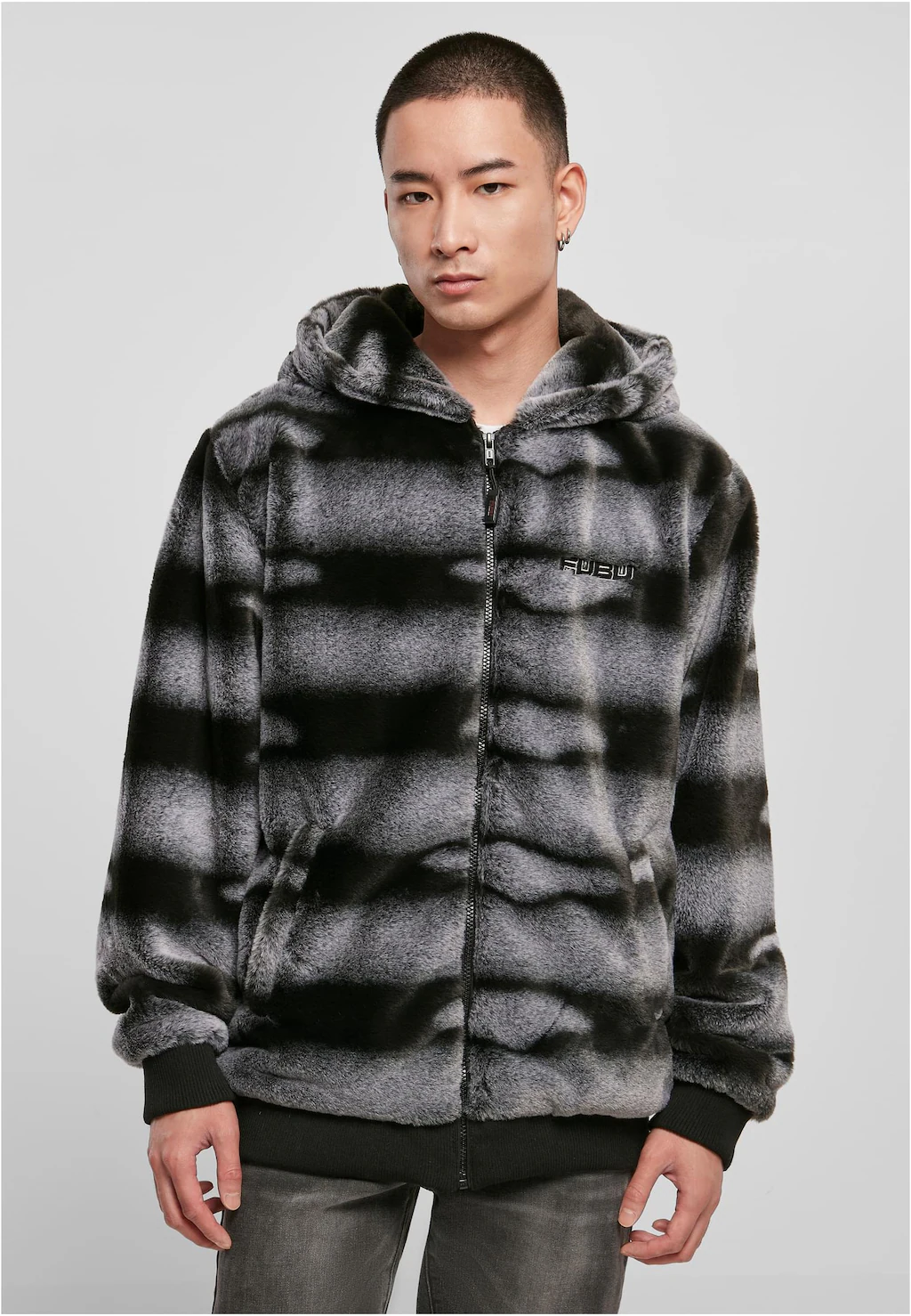 Fubu Anorak "Fubu Herren FM224-041-1 Corporate Fur Jacket", (1 St.), mit Ka günstig online kaufen