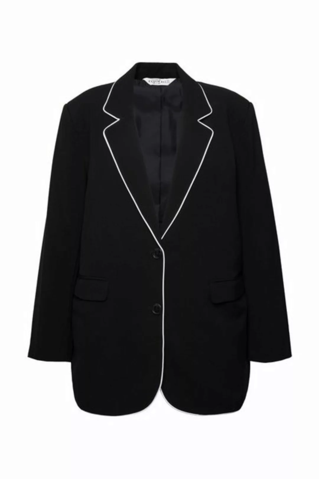 Studio Untold Blusenblazer Blazer Oversize Shape Piping günstig online kaufen