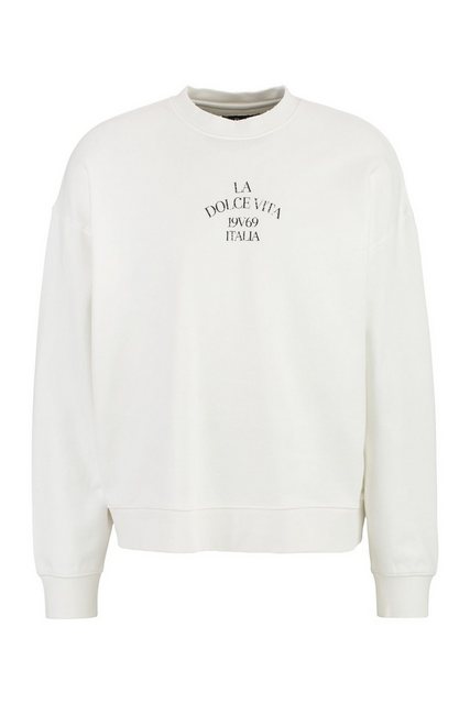 19V69 ITALIA Sweatshirt OMERO MARINA mit "La Dolce Vita"-Print, lässiger St günstig online kaufen