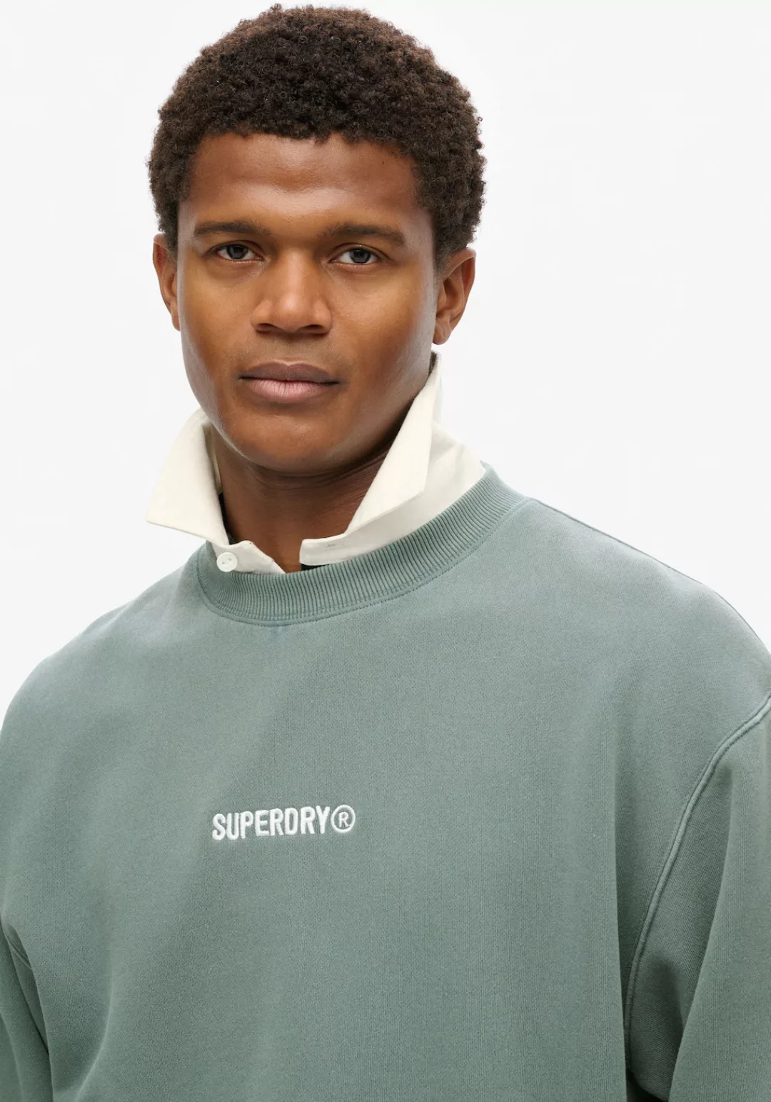 Superdry Sweatshirt "MICRO LOGO GRAPHIC LOOSE CREW" günstig online kaufen