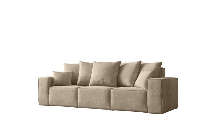 Kaiser Möbel Schlafsofa Sofa 3 Sitzer Ella Modern mit Schlaffunktion stoff günstig online kaufen