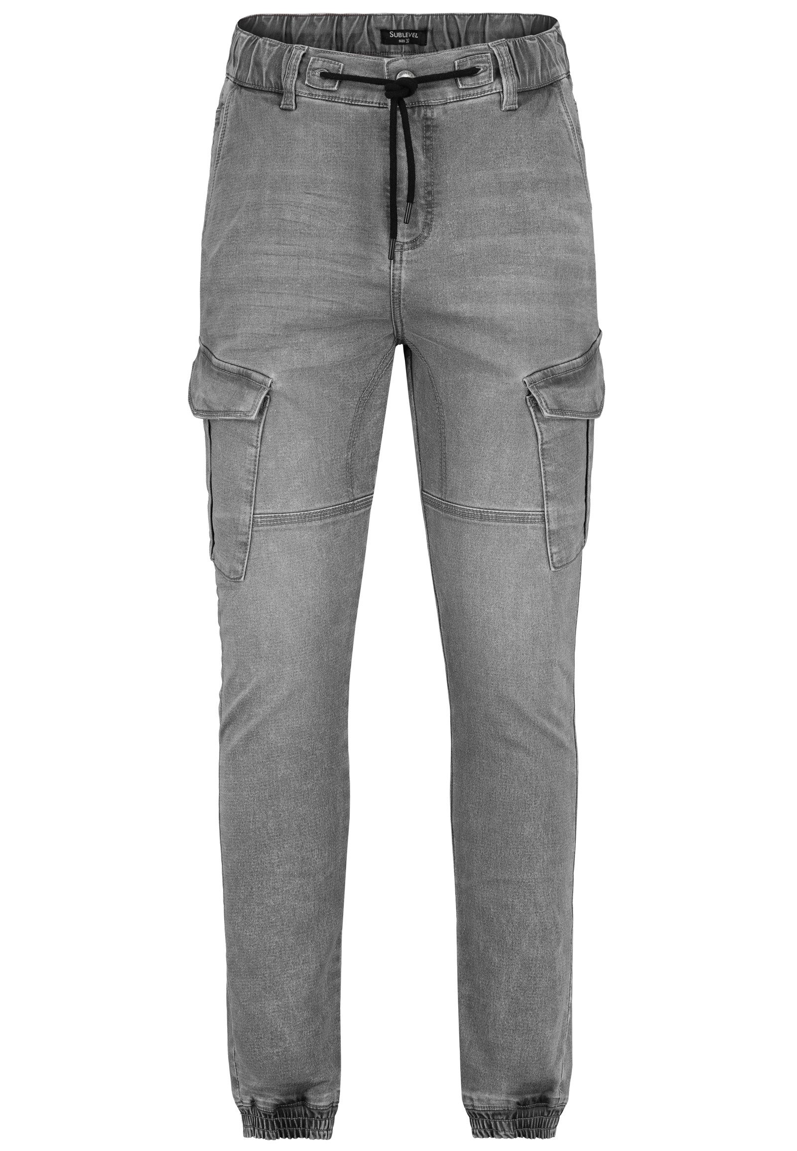 SUBLEVEL Regular-fit-Jeans Jogging Jeans mit Seitentaschen günstig online kaufen