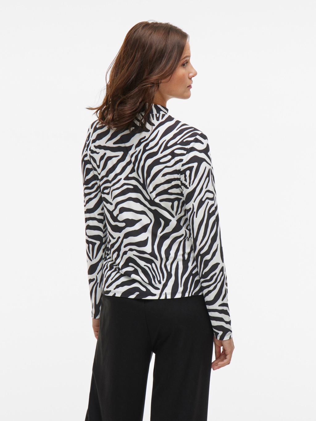 Vila Stehkragenshirt "VILEOA L/S ROLLNECK TOP - NOOS" günstig online kaufen