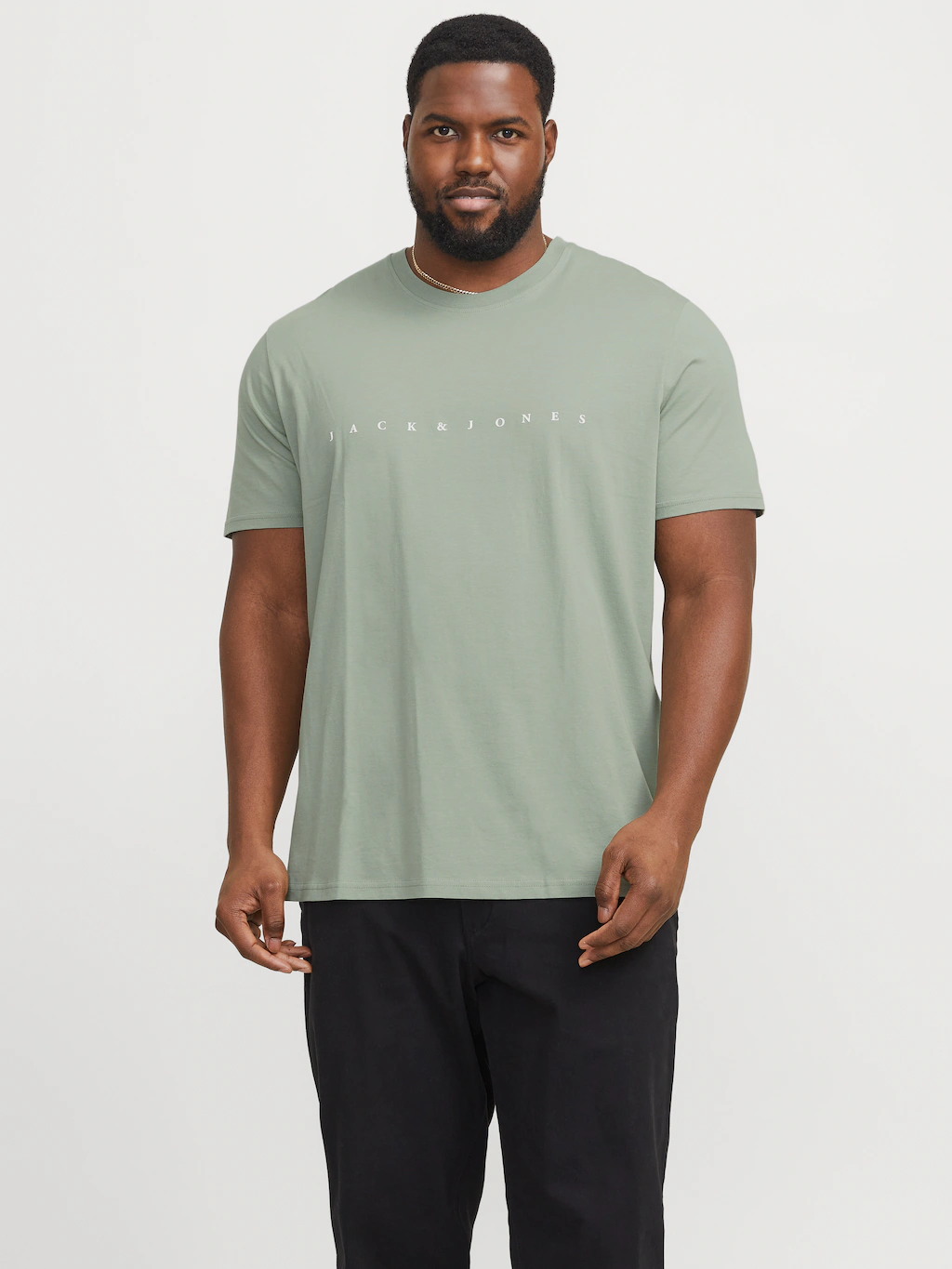 Jack & Jones PlusSize Rundhalsshirt "JJESTAR JJ TEE SS NOOS PLS", mit Logo günstig online kaufen