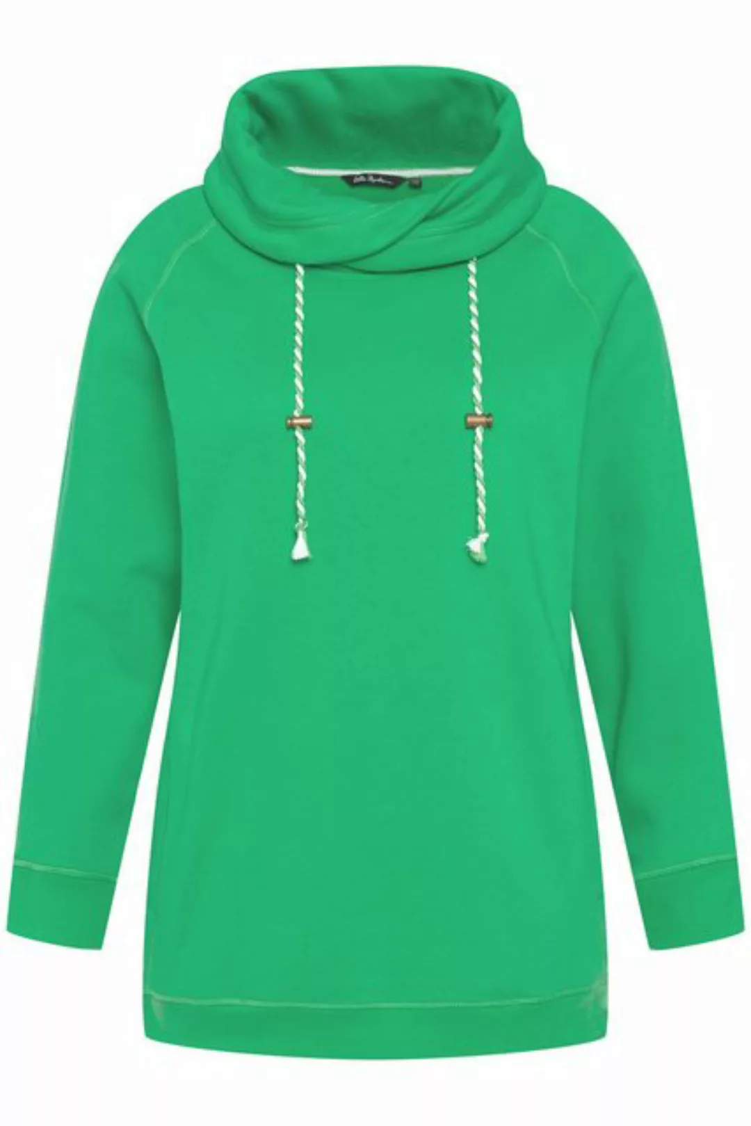 Ulla Popken Sweatshirt Sweatshirt weiter Stehkragen Taschen günstig online kaufen