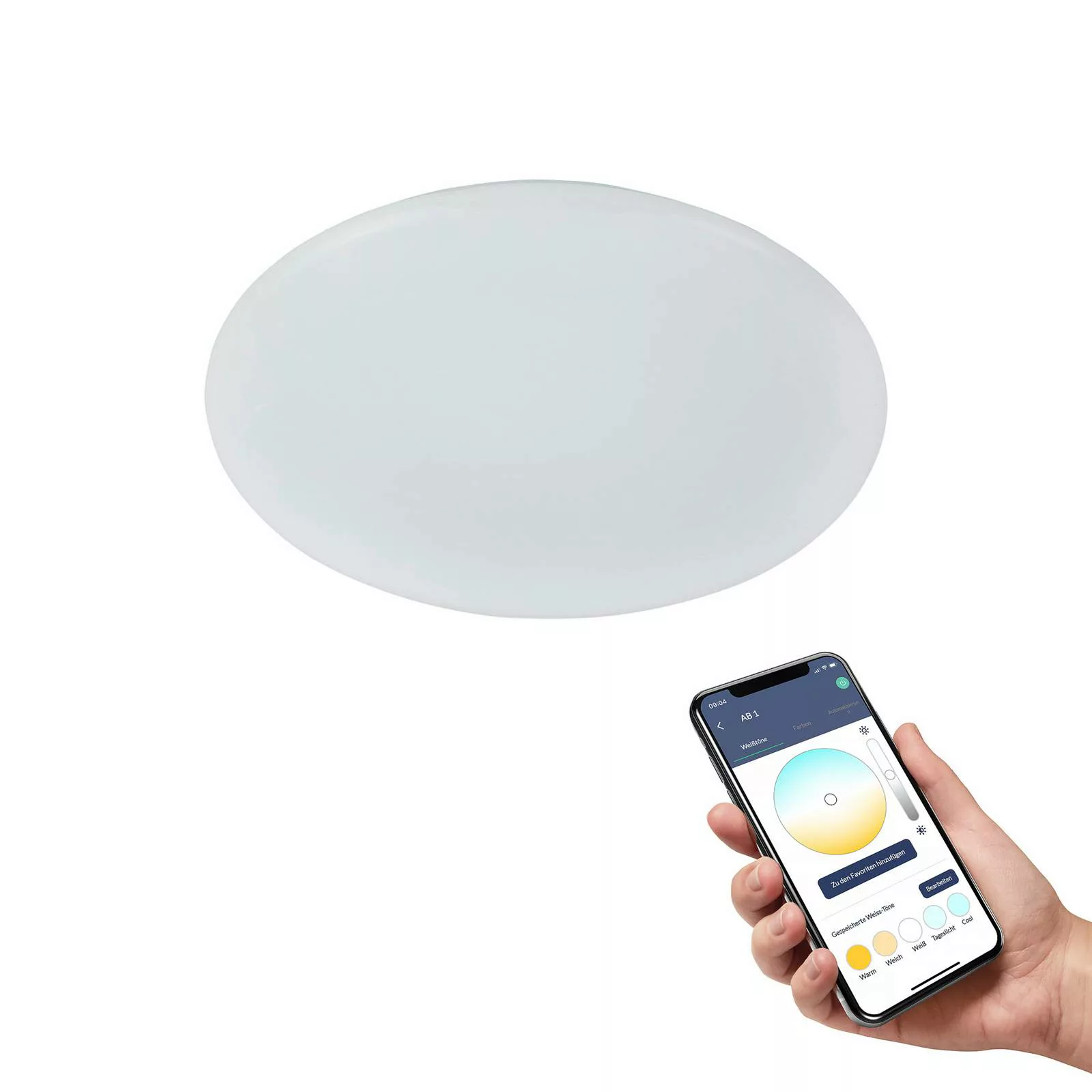 EGLO connect Totari-Z LED-Deckenleuchte, weiß 38cm günstig online kaufen