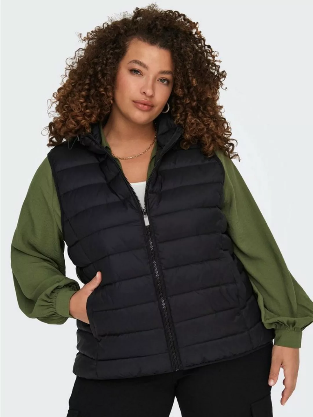 ONLY CARMAKOMA Steppweste CARNEW TAHOE HOOD WAISTCOAT CC OTW NOOS günstig online kaufen