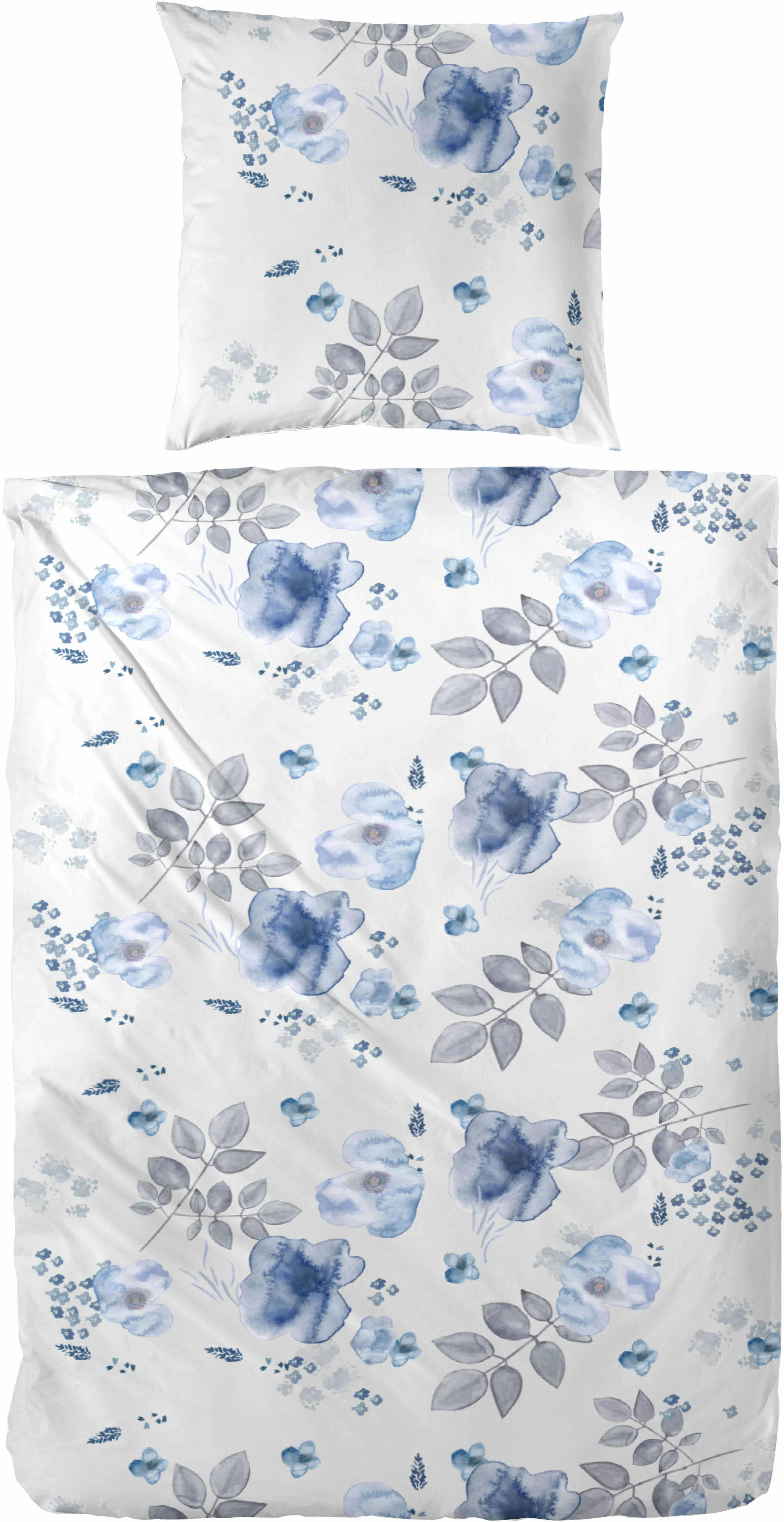 Primera Bettwäsche Biber Bettwäsche "Flowerful", Biber, günstig online kaufen