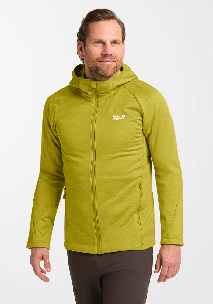 Jack Wolfskin Fleecejacke "PEAK DISTRICT HOODED FZ M", mit Kapuze günstig online kaufen