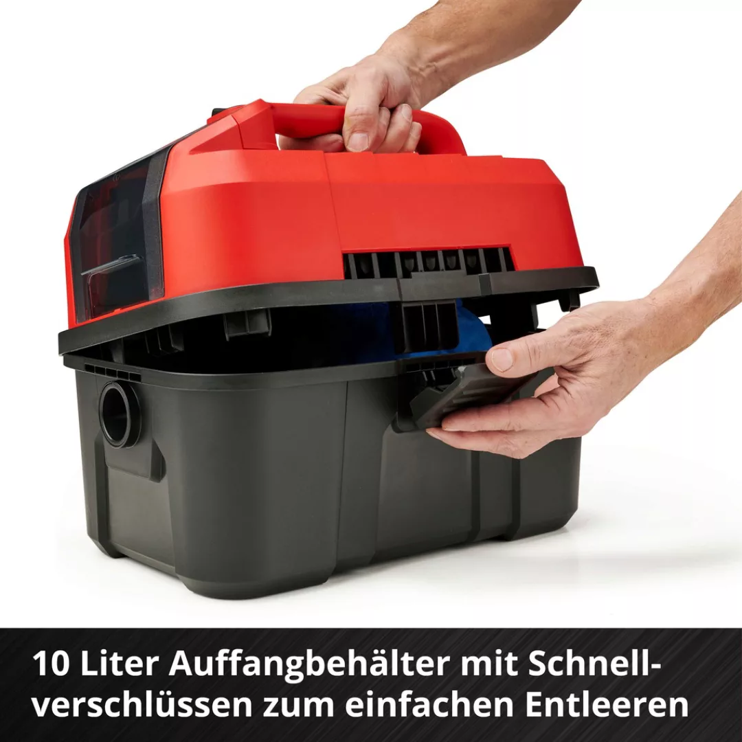 Einhell Power-X-Change Akku-Nass-Trockensauger TE-VC 18/10 Li-Solo günstig online kaufen