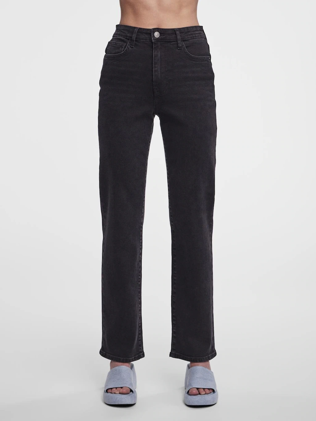 pieces Straight-Jeans "PCKELLY HW STRAIGHT JEANS BL102 NOOS BC" günstig online kaufen