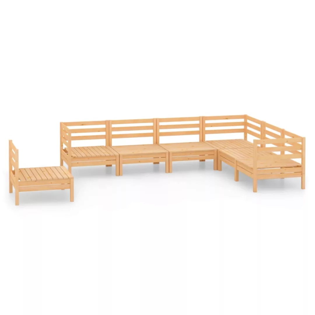 7-tlg. Garten-lounge-set Massivholz Kiefer günstig online kaufen