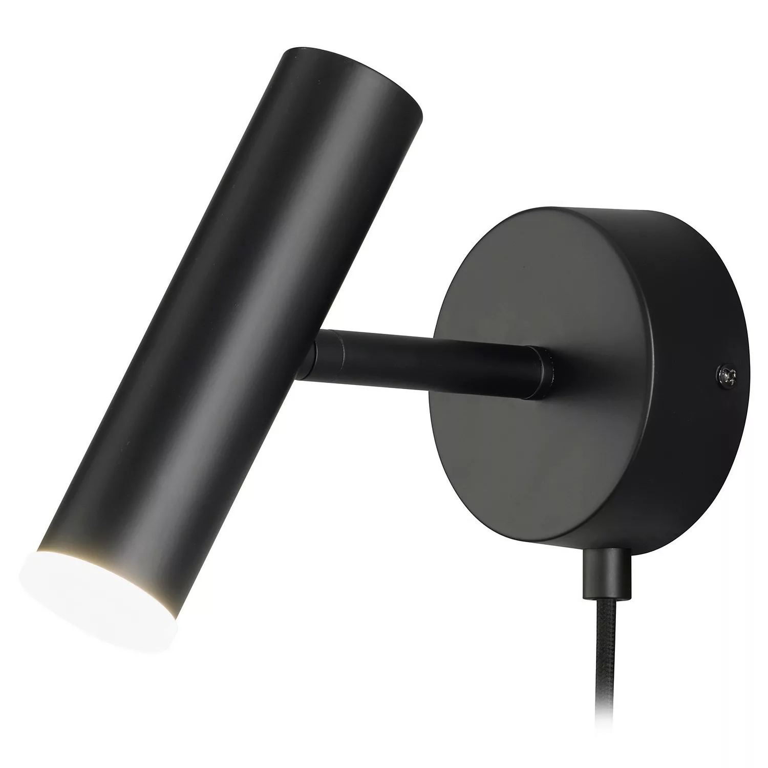 SCHÖNER WOHNEN LED-Wandleuchte, 1-flammig, schwarz - schwarz - 17,5 cm - 17 günstig online kaufen
