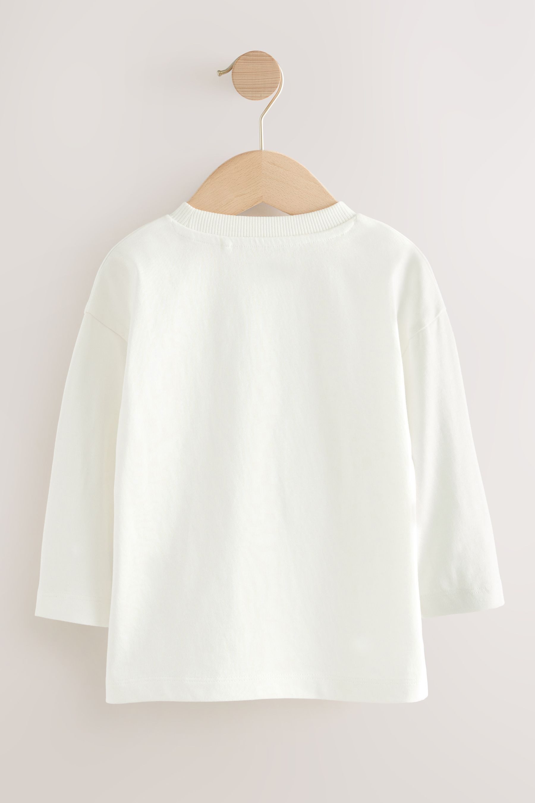 Next Langarmshirt Langarmshirt, Semi unifarben (1-tlg) günstig online kaufen