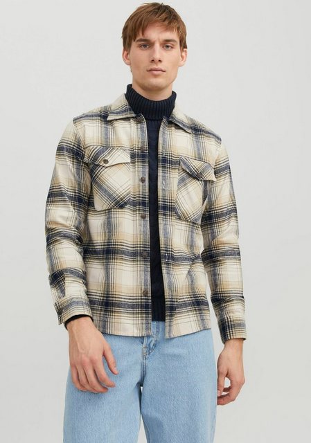 Jack & Jones Langarmhemd JJEEDDIE OVERSHIRT LS NOOS günstig online kaufen