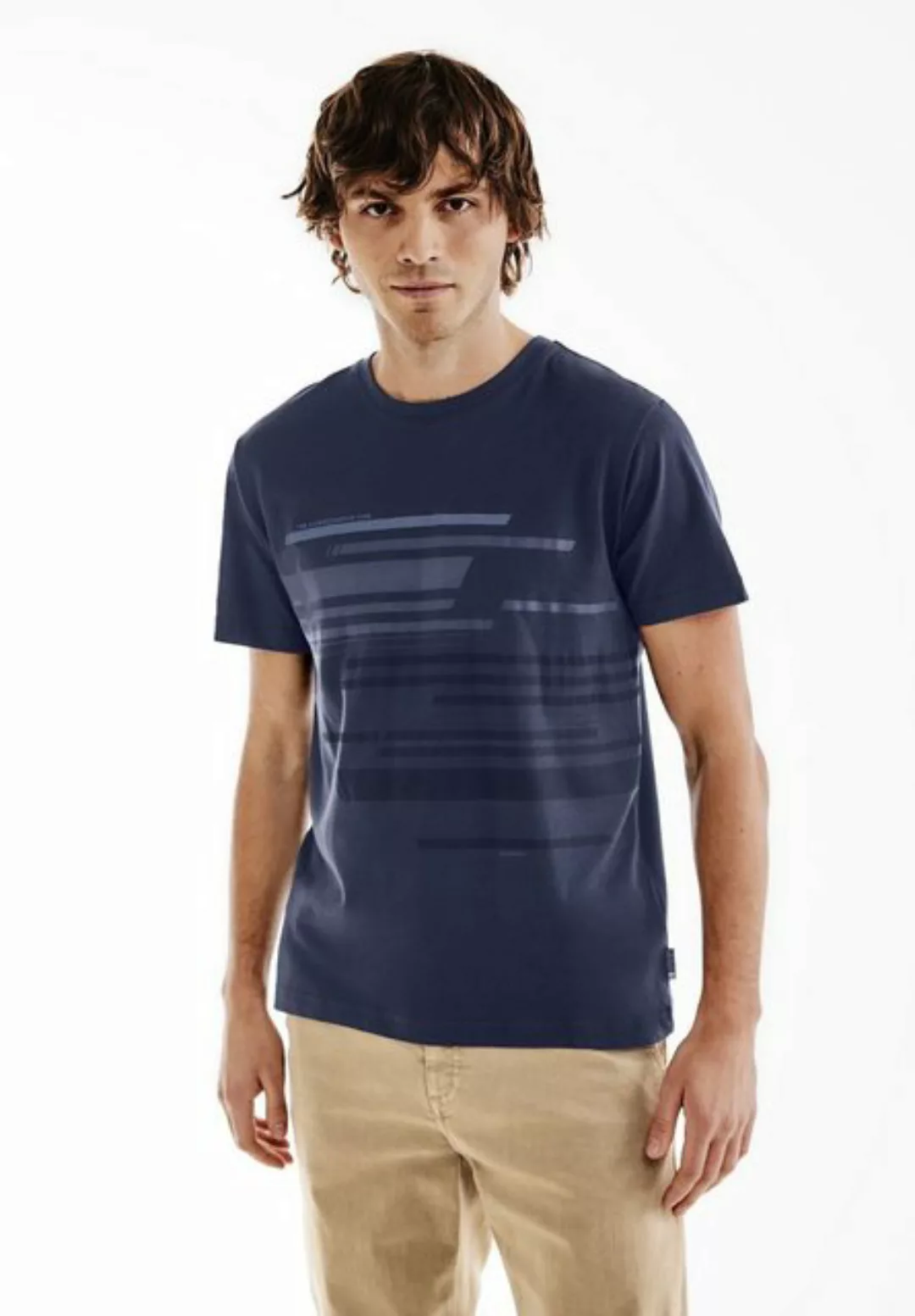 STREET ONE MEN T-Shirt mit Rundhalsausschnitt günstig online kaufen