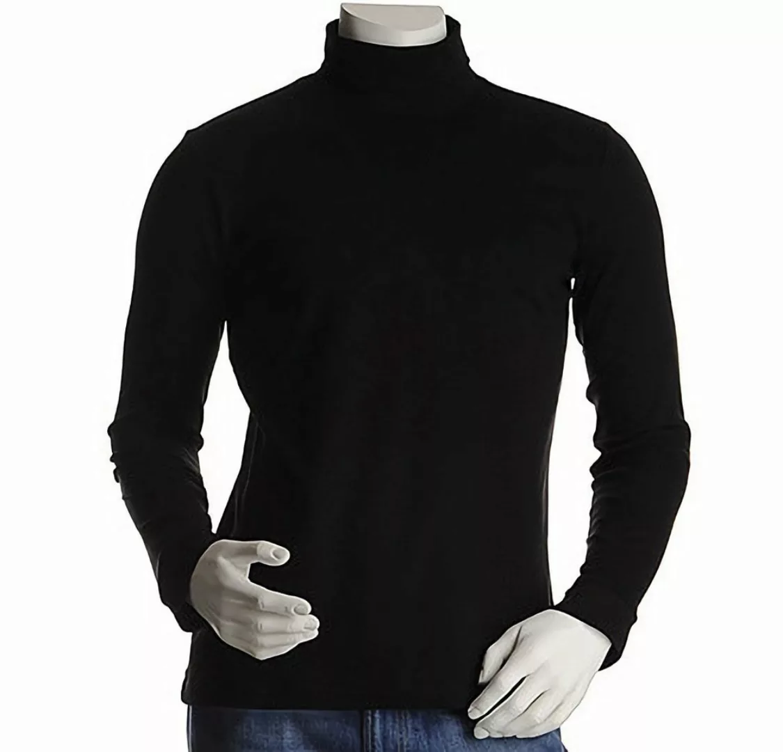 OBRAMO Longpullover OBRAMO Rollkragen Pullover (1-tlg) günstig online kaufen